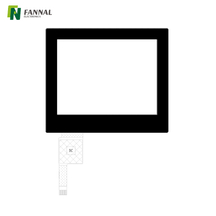  3.5インチカスタム静電容量式タッチパネル、カスタムカバーガラスセンサーガラスおよびタッチコントローラー付き